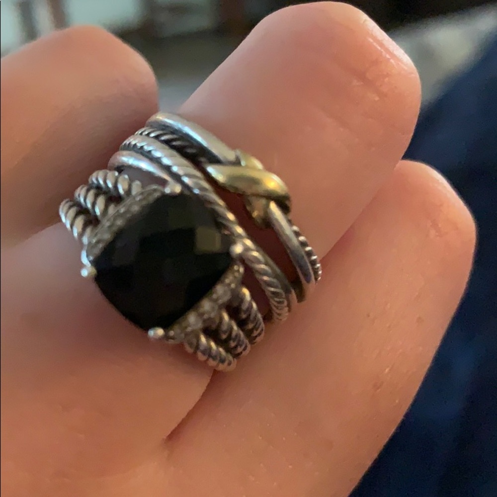 David Yurman crossover ring